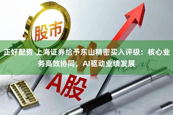 正好配资 上海证券给予东山精密买入评级：核心业务高效协同，AI驱动业绩发展